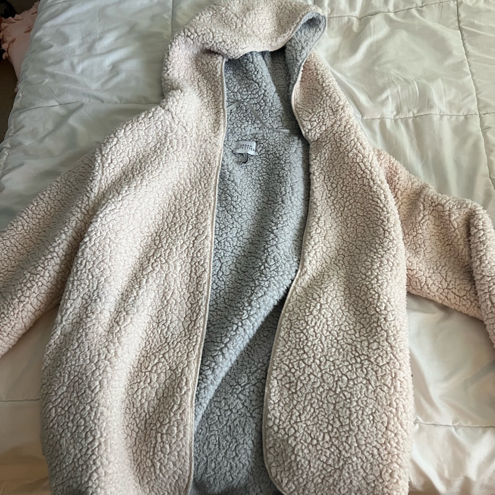 Urban Outfitters Teddy Sherpa Hooded Jacket